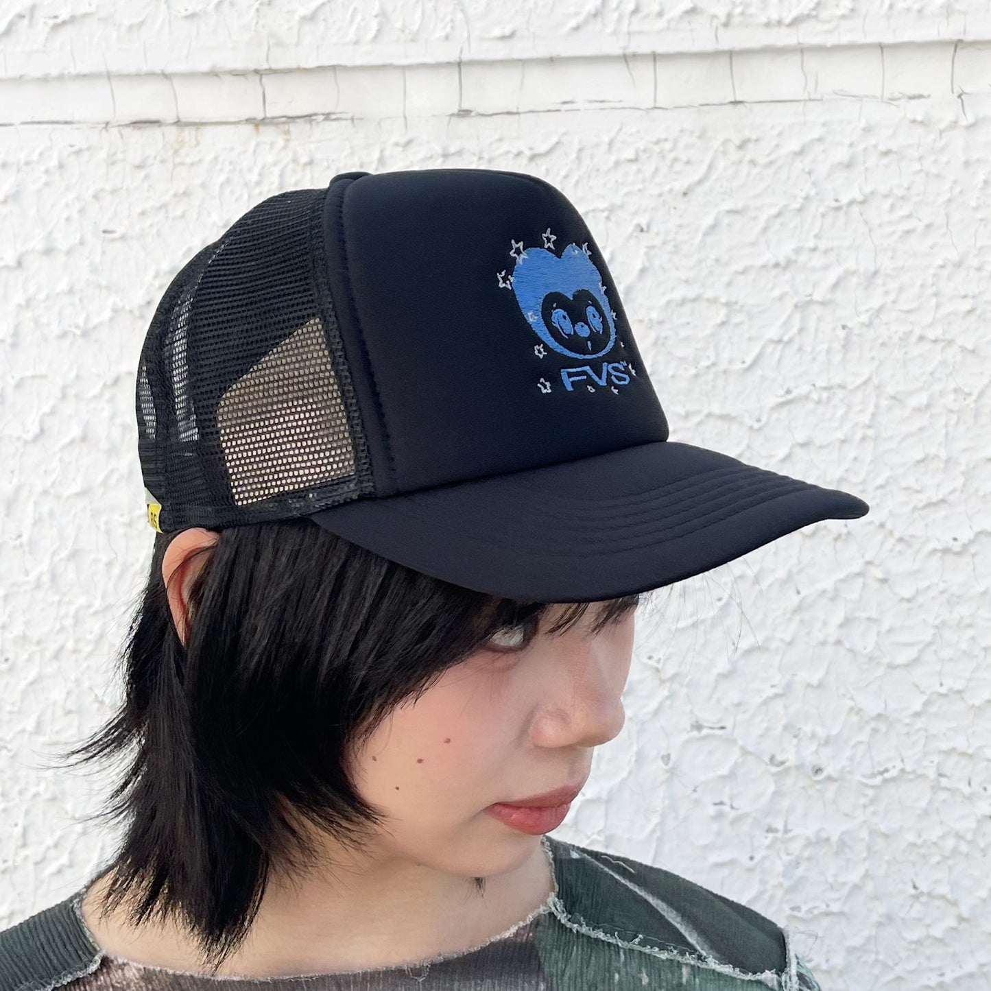 Heart Koala CAP / BLUE / グラフィック刺繍キャップ