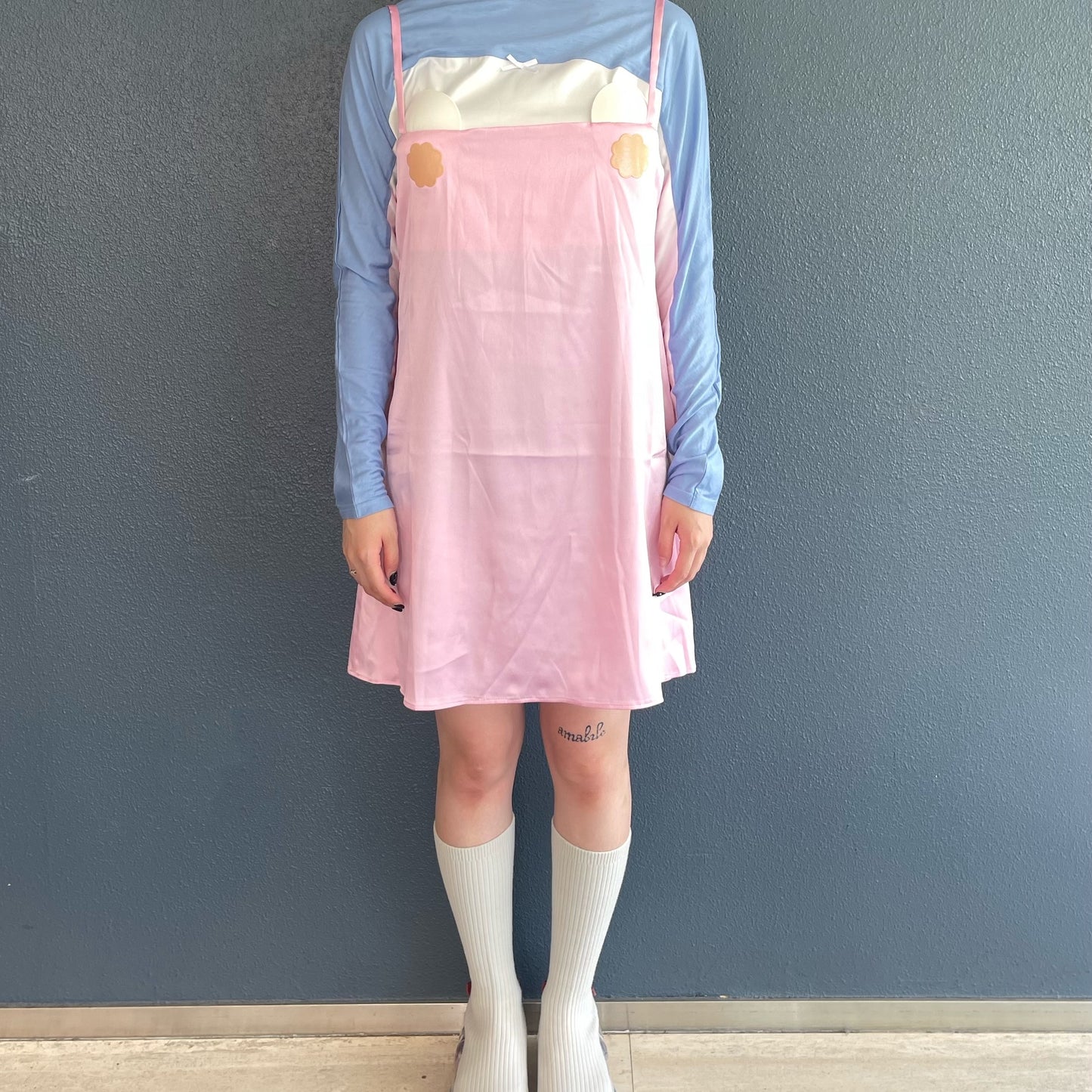 NIP DRESS / PINK / スリップドレス
