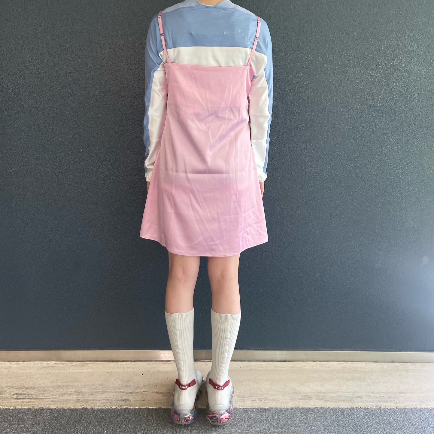 NIP DRESS / PINK / スリップドレス