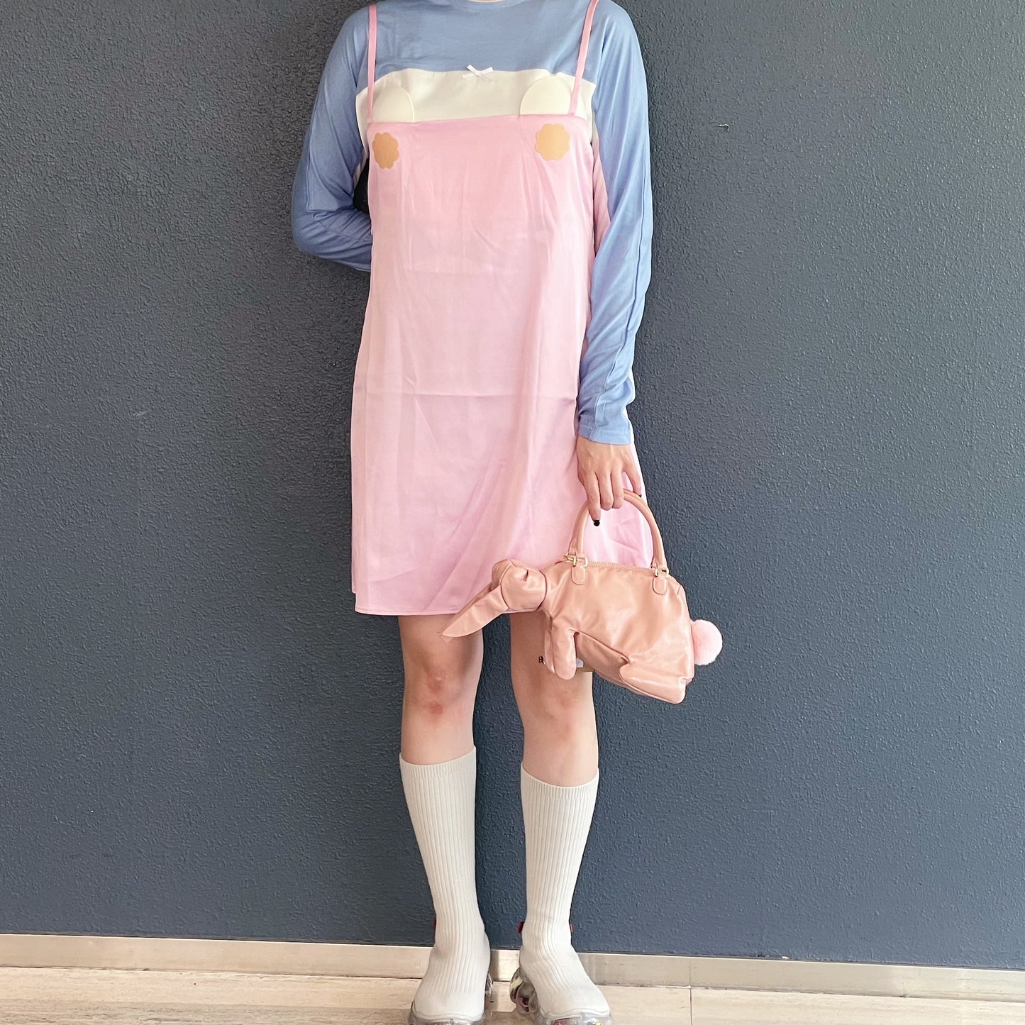 NIP DRESS / PINK / スリップドレス