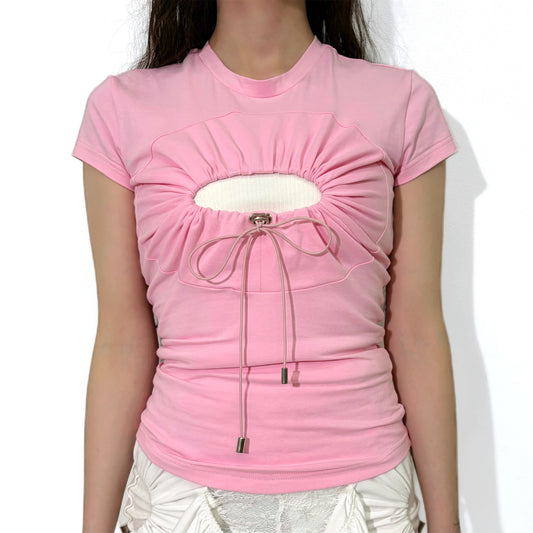 CIRCLE-TSHIRT / PINK / サークルTシャツ