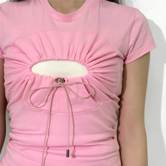 CIRCLE-TSHIRT / PINK / サークルTシャツ