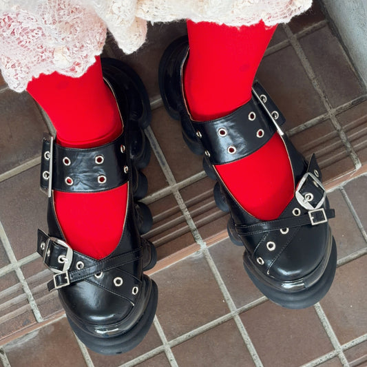 JEWELRY ARK CROSS MARY JANE / BLACK / MIKIOSAKABEメリージェーン