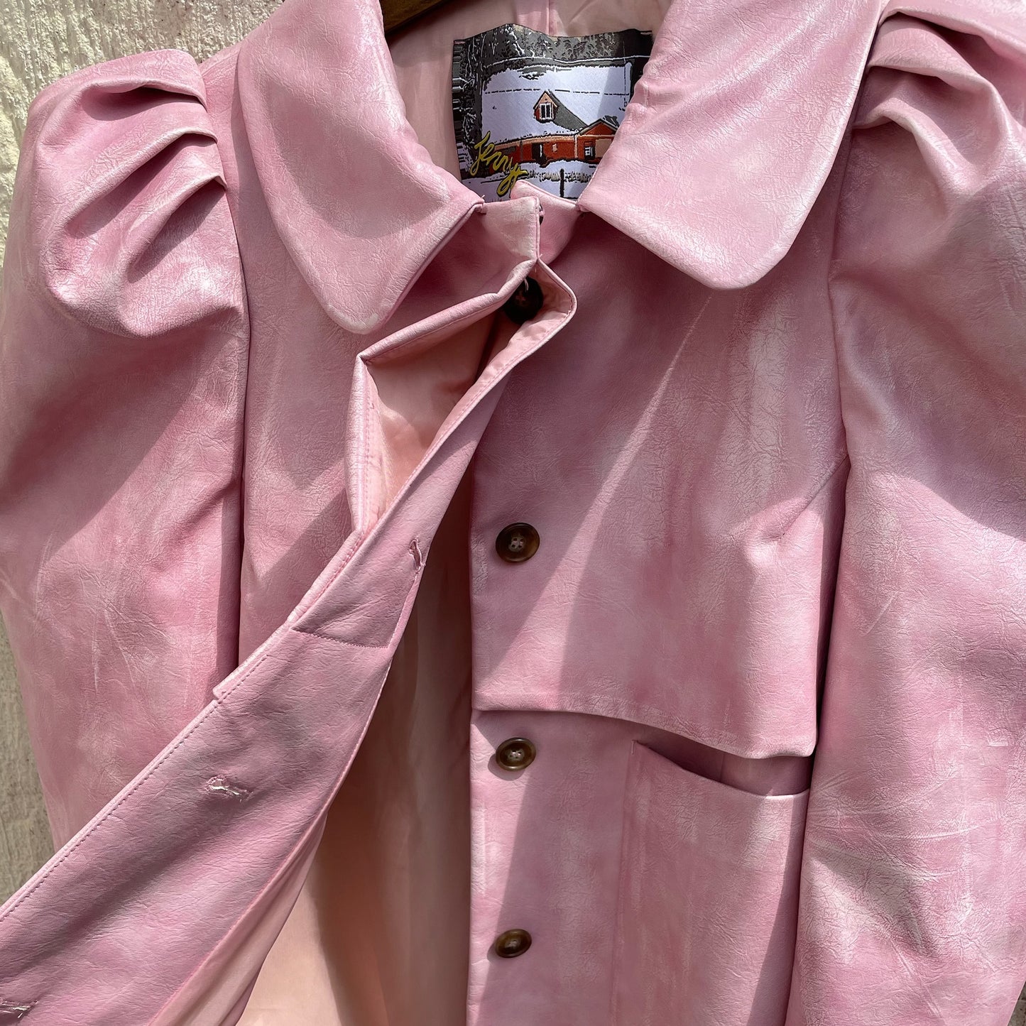 MARY JACKET / PINK / パフスリーブジャケット