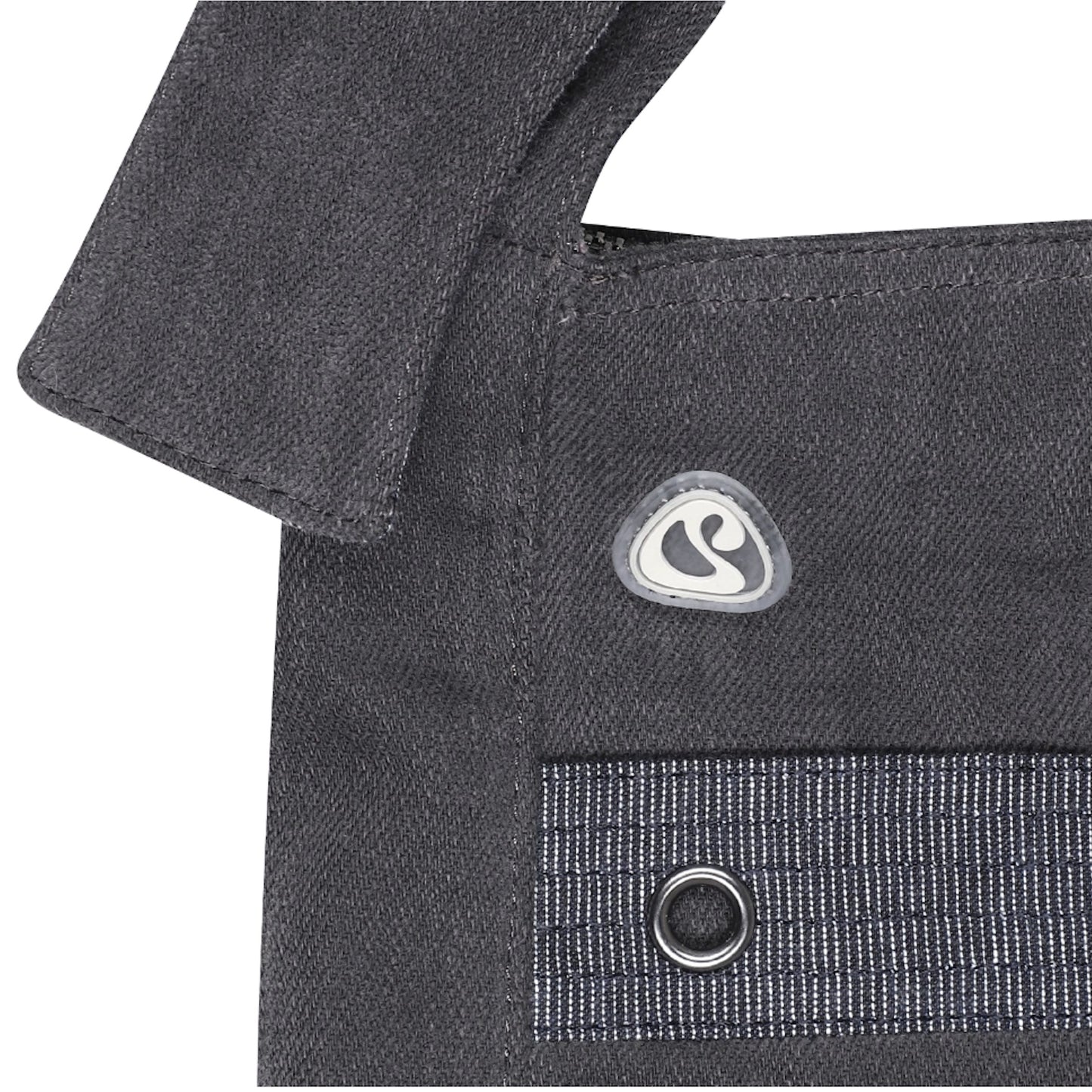 STRIPE POINT CROSS BAG / CHARCOAL / ストライプポイントクロスバッグ