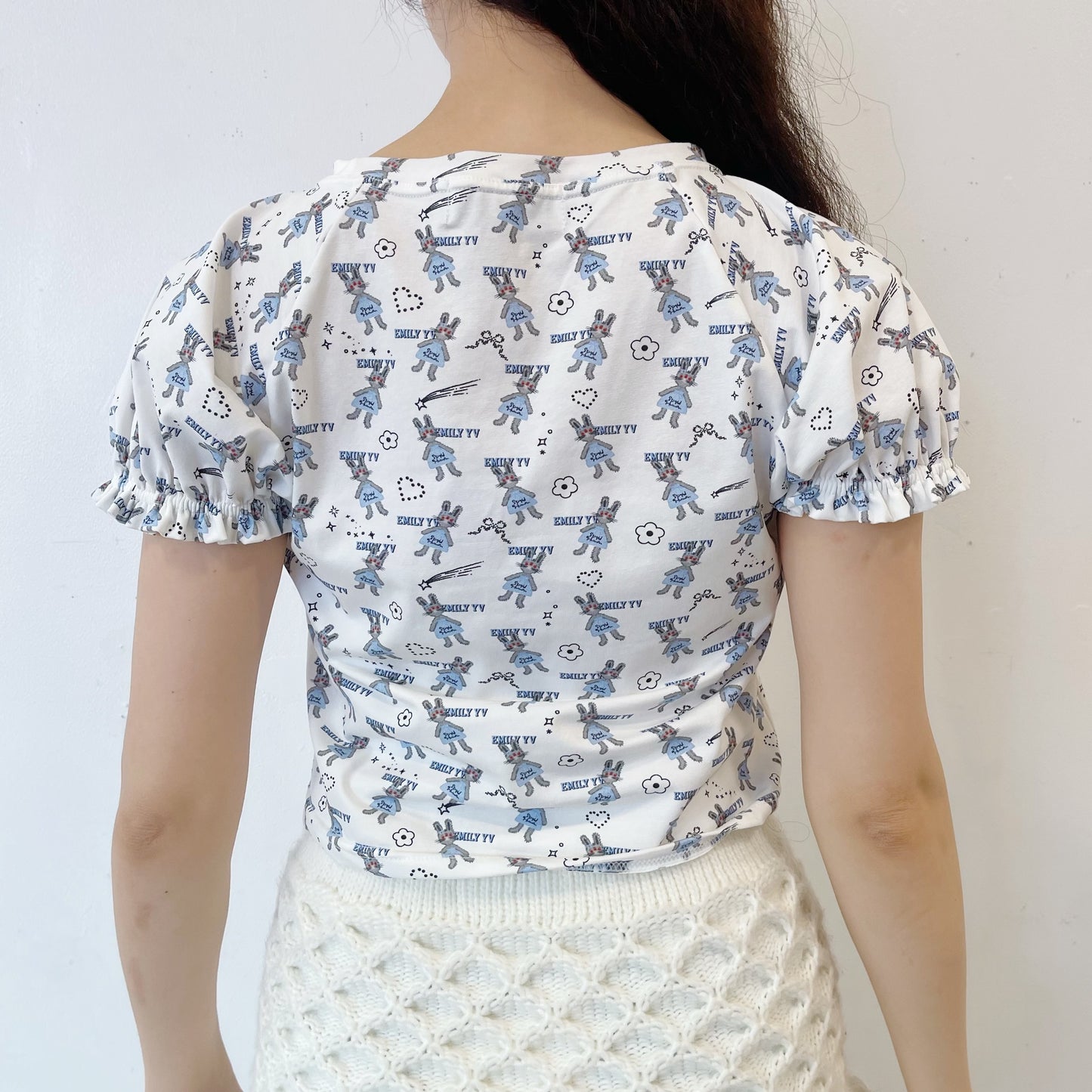 Little bunnies Tee / Blue / リトルバニーTシャツ
