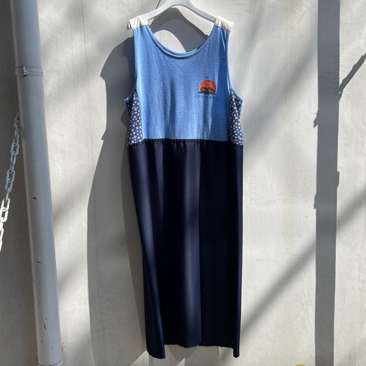 TANK ONE PIECE / NAVY / タンクワンピース