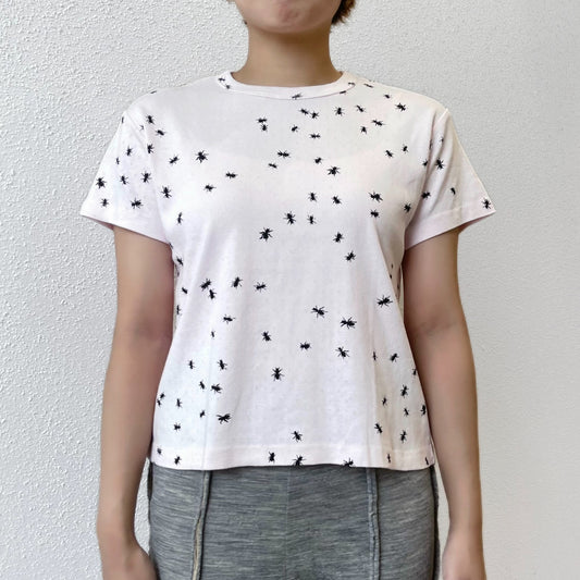 ant tee / pink / エアブラシTシャツ