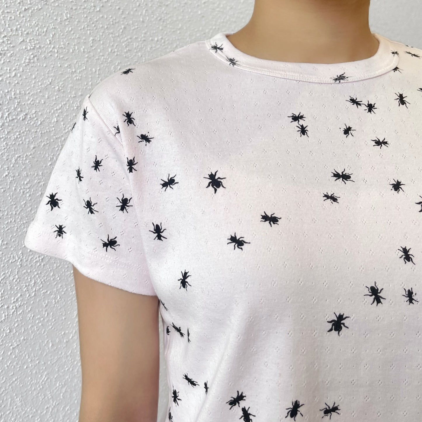 ant tee / pink / エアブラシTシャツ