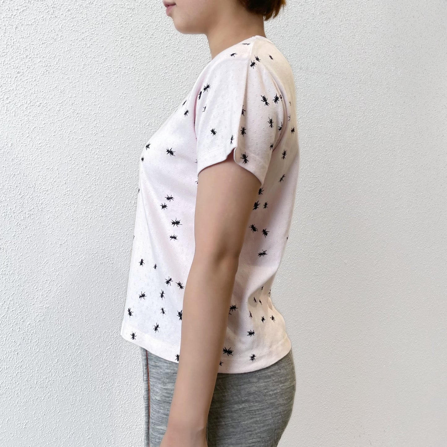 ant tee / pink / エアブラシTシャツ