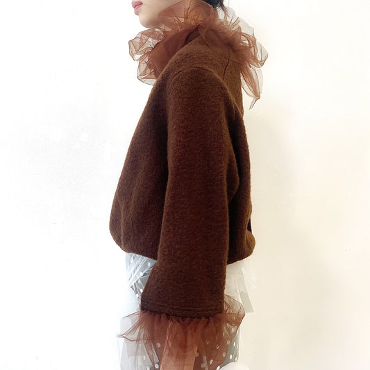 Wool top / Brown / ウールトップ