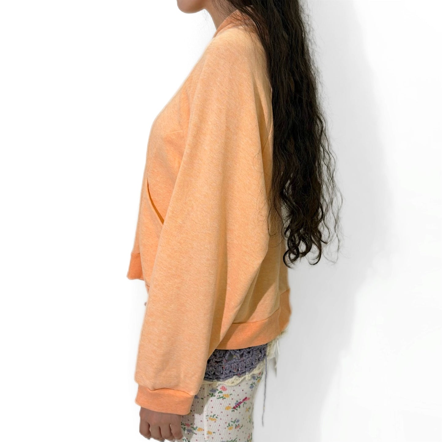 Zip hoodie / Orange / ジップフーディー