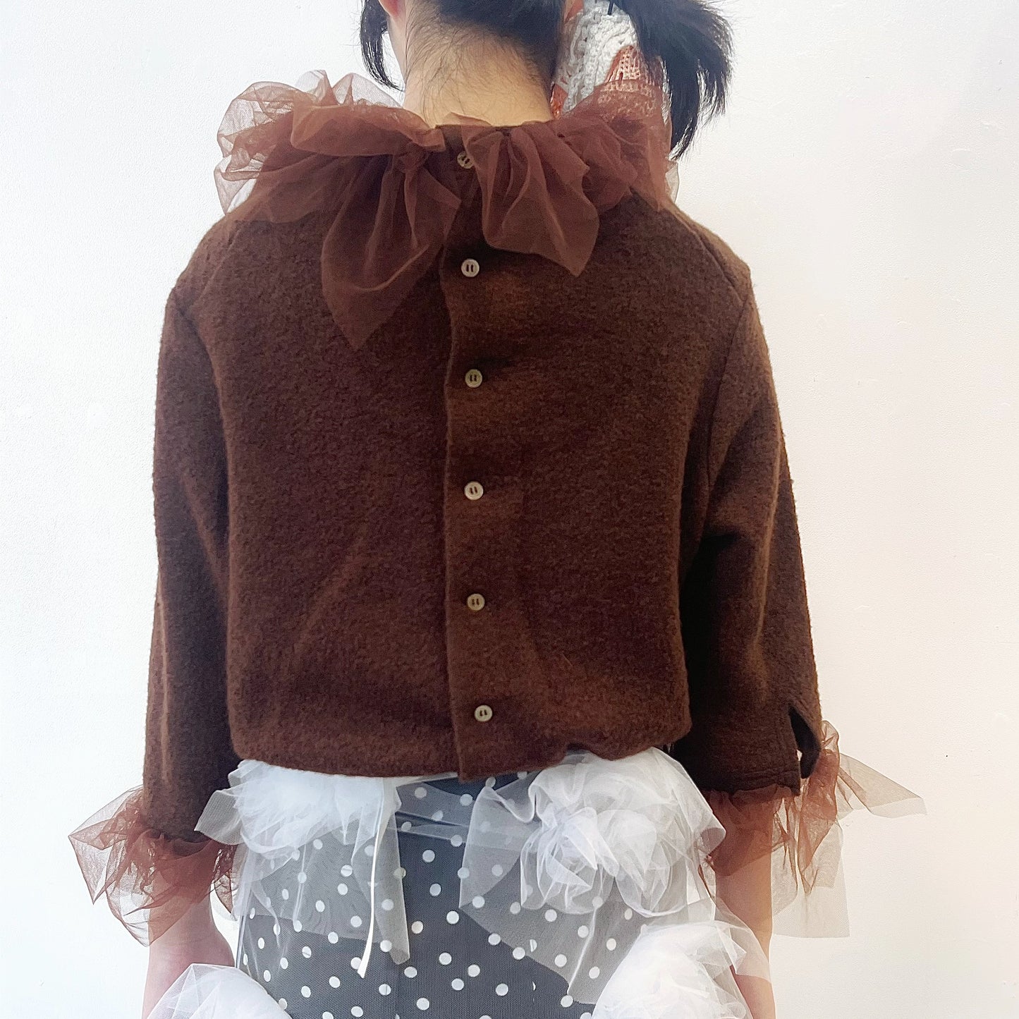 Wool top / Brown / ウールトップ