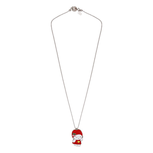 [X YOUNGART] Epoxy Metal CHERRY PET Necklace / メタルパーツネックレス