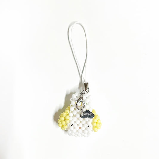 Earmuffs Rabbit Phone String / イヤーマフラーうさぎのビーズストラップ