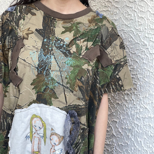 trust teji x TONII MONDO collabolation ★ Bond camo one piece / Cmao / ボンドカモワンピース