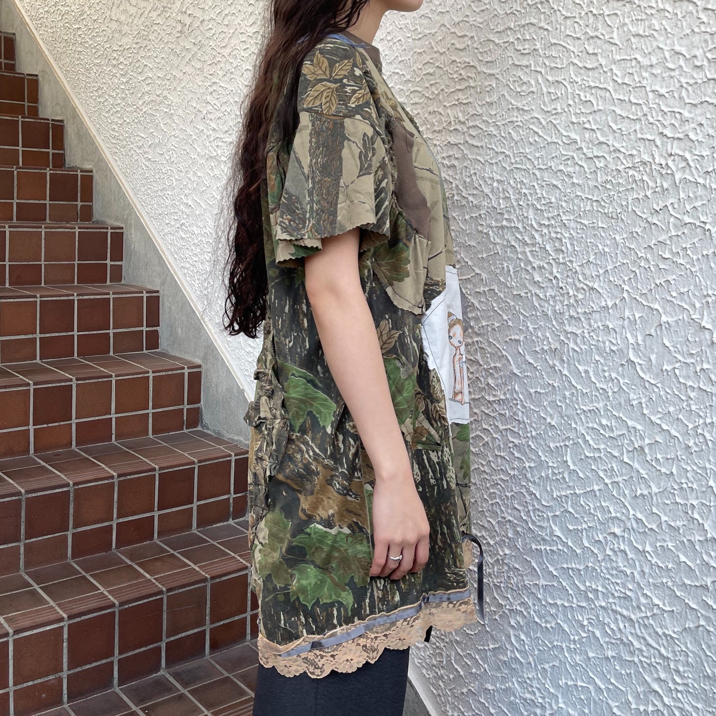trust teji x TONII MONDO collabolation ★ Bond camo one piece / Cmao / ボンドカモワンピース