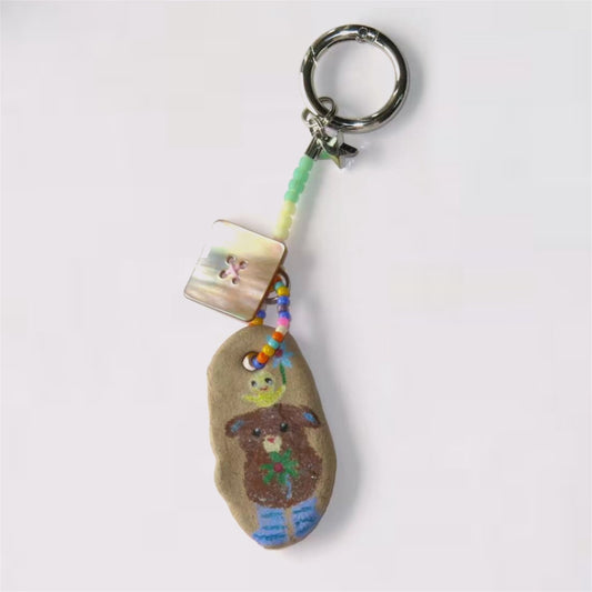 【uou_cute】Key ring C / クレイキーリング