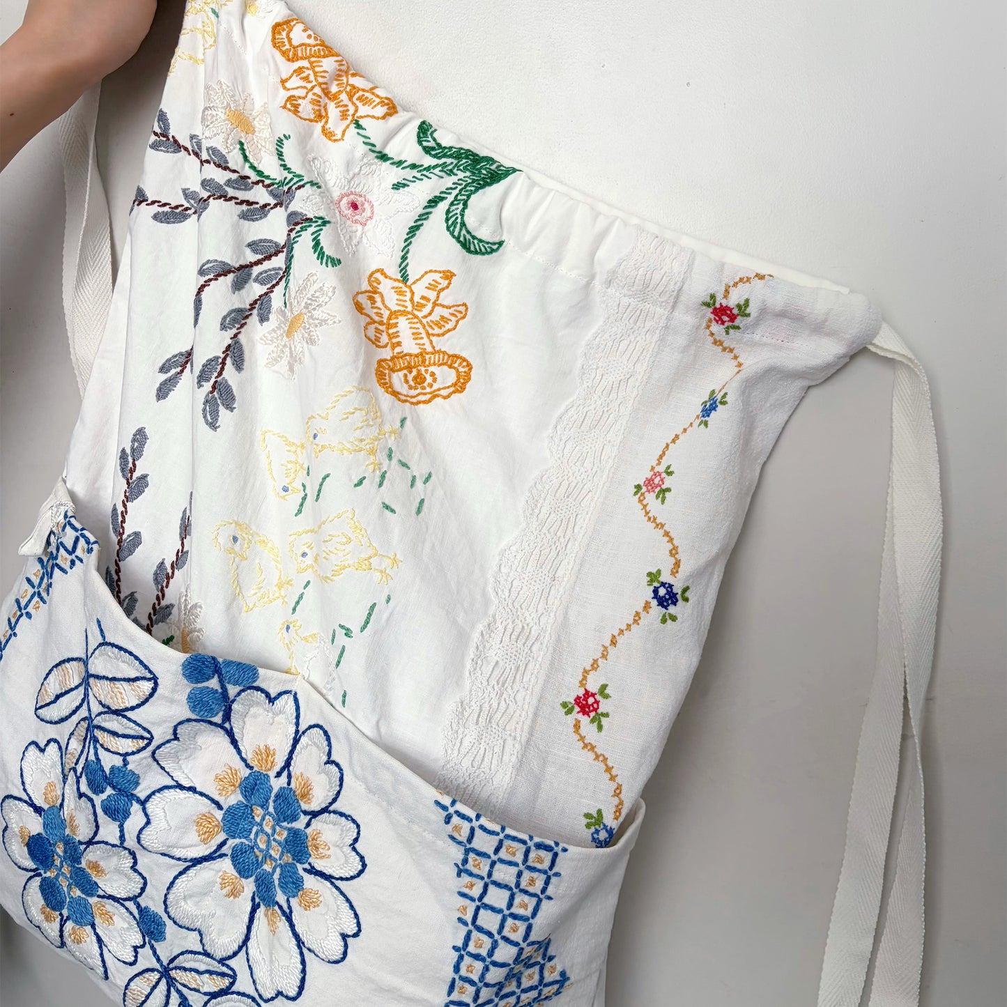 TABLECLOTH drawstring backpack / テーブルクロスバックパック
