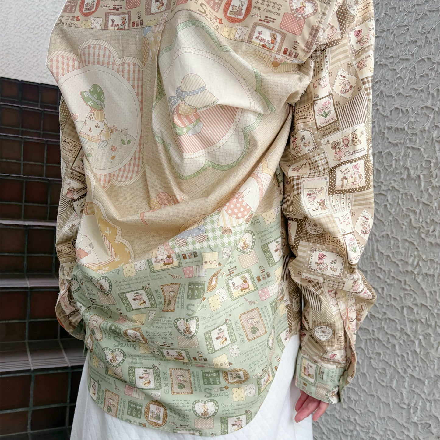 CARTOON MILITARY / BEIGE / ミリタリーシャツ
