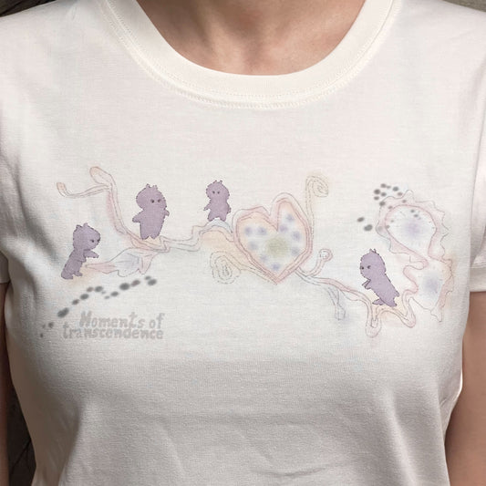 Transcendence Top / White / プリントTシャツ