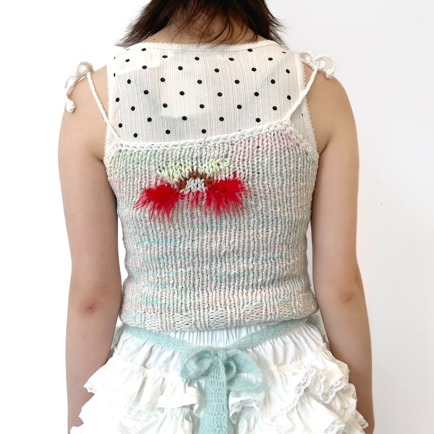 アイス camisole / cream mix / ニットキャミソール