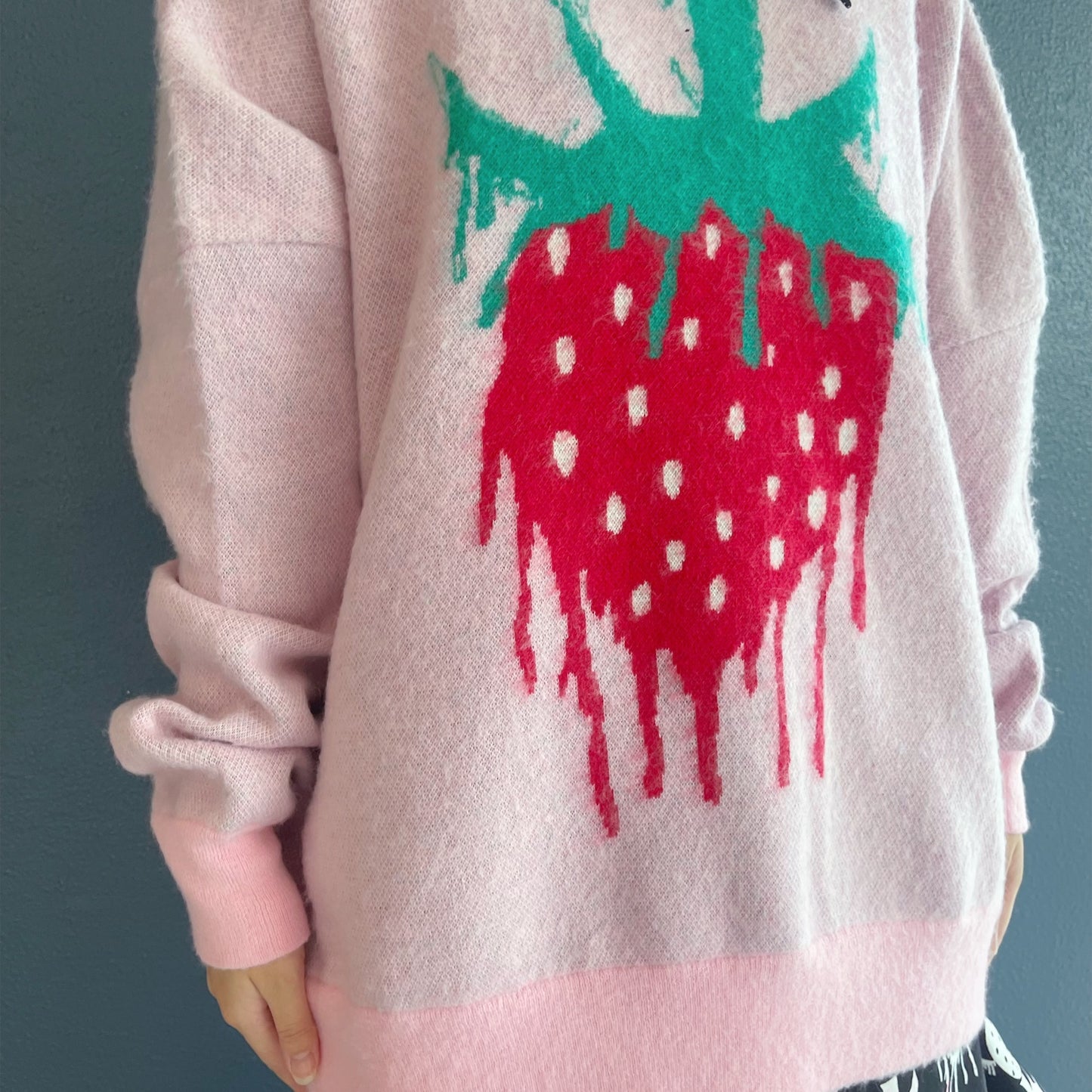 FRESH JACQUARD KNIT PULLOVER / PINK / ジャガードニットプルオーバー【Brett Westfallコラボレーション】