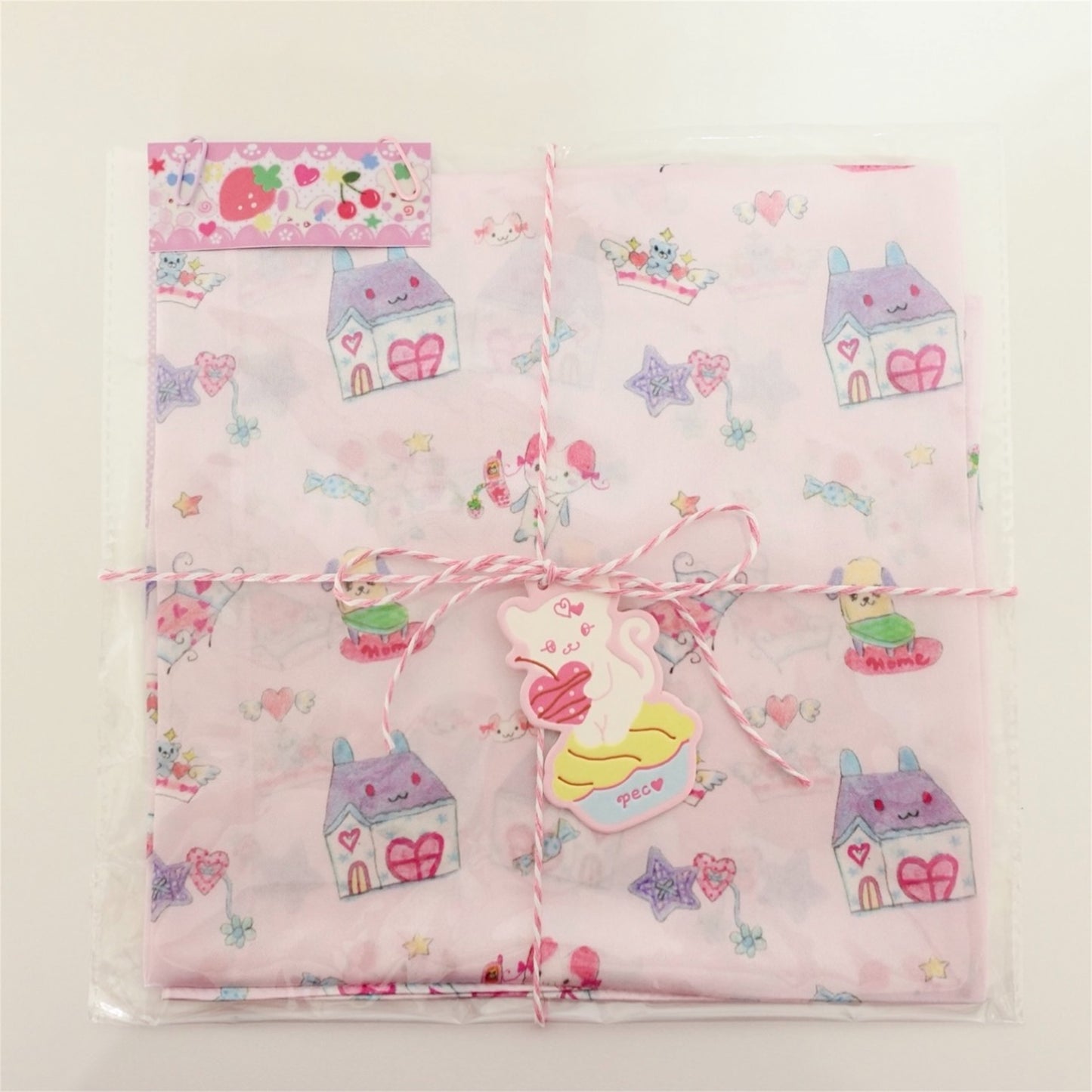 【peco】Silk Square Scarf - Do You Remember Bunny Home / スカーフ