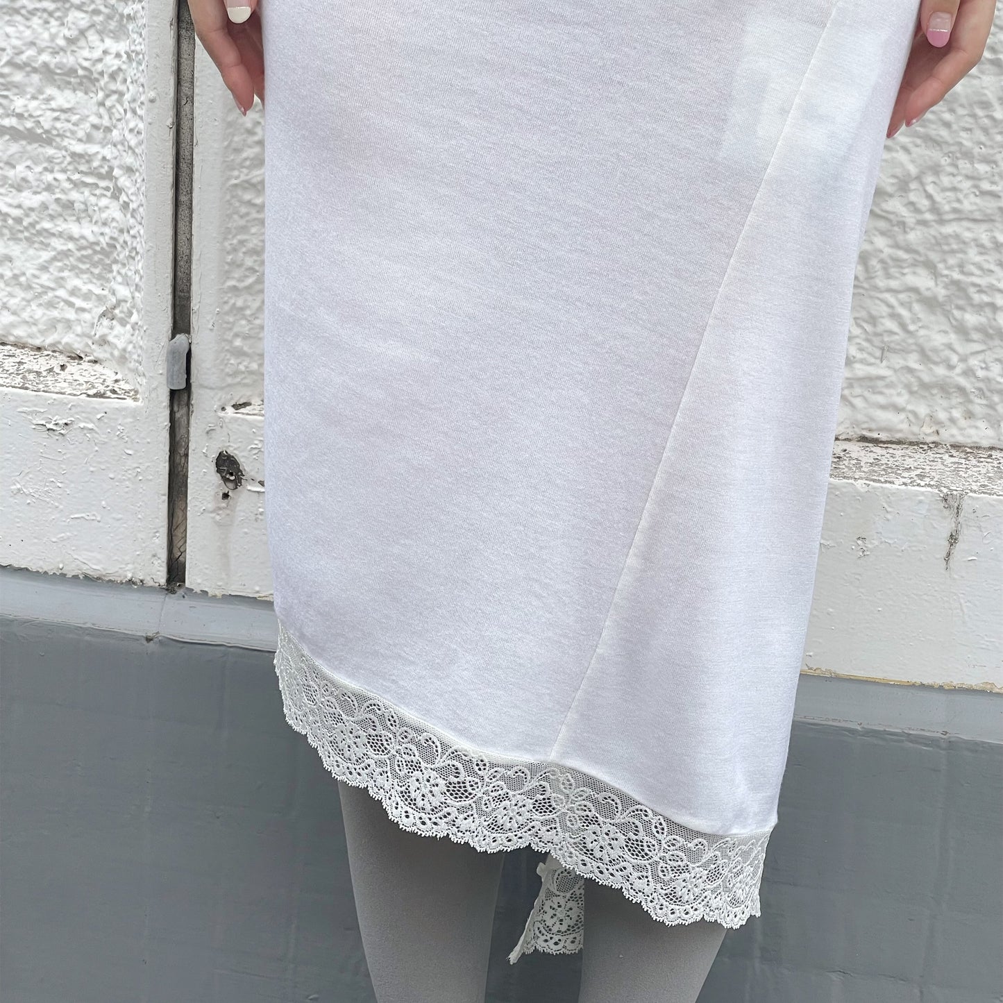 Lace Camisole Dress / Off White / レースキャミソールドレス