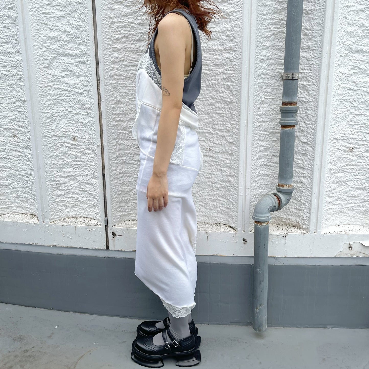 Lace Camisole Dress / Off White / レースキャミソールドレス