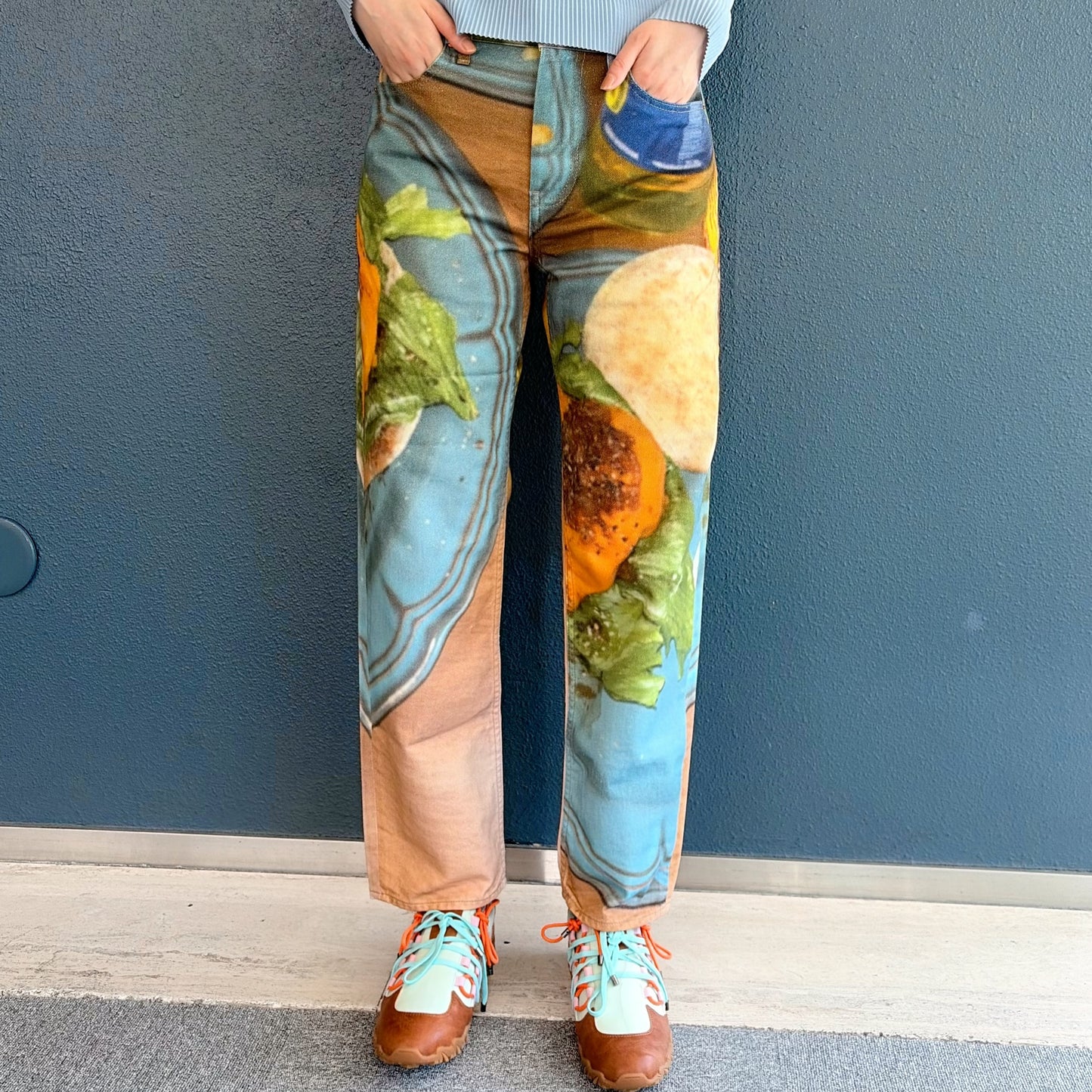 GRAPHIC PANTS / BLUE DINER / グラフィックパンツ