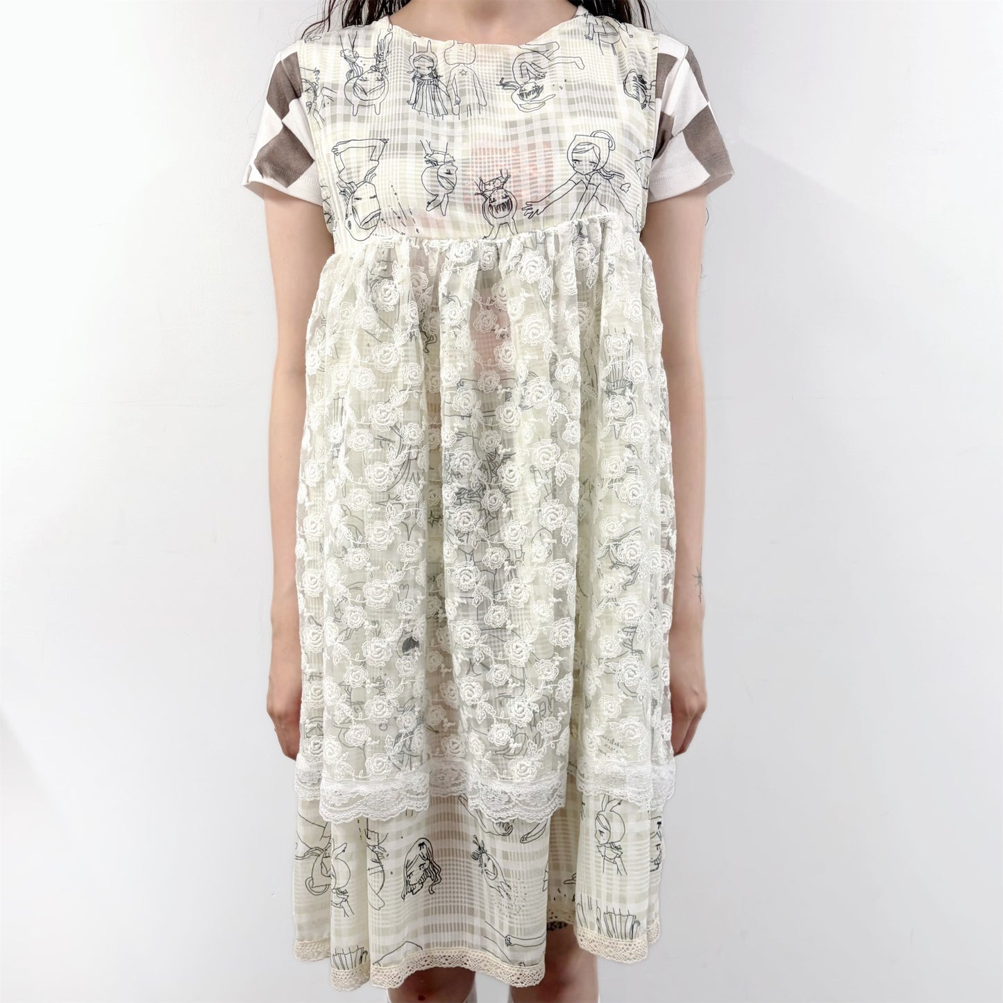Okubo memory dress / 大久保惠コラボレーションドレス