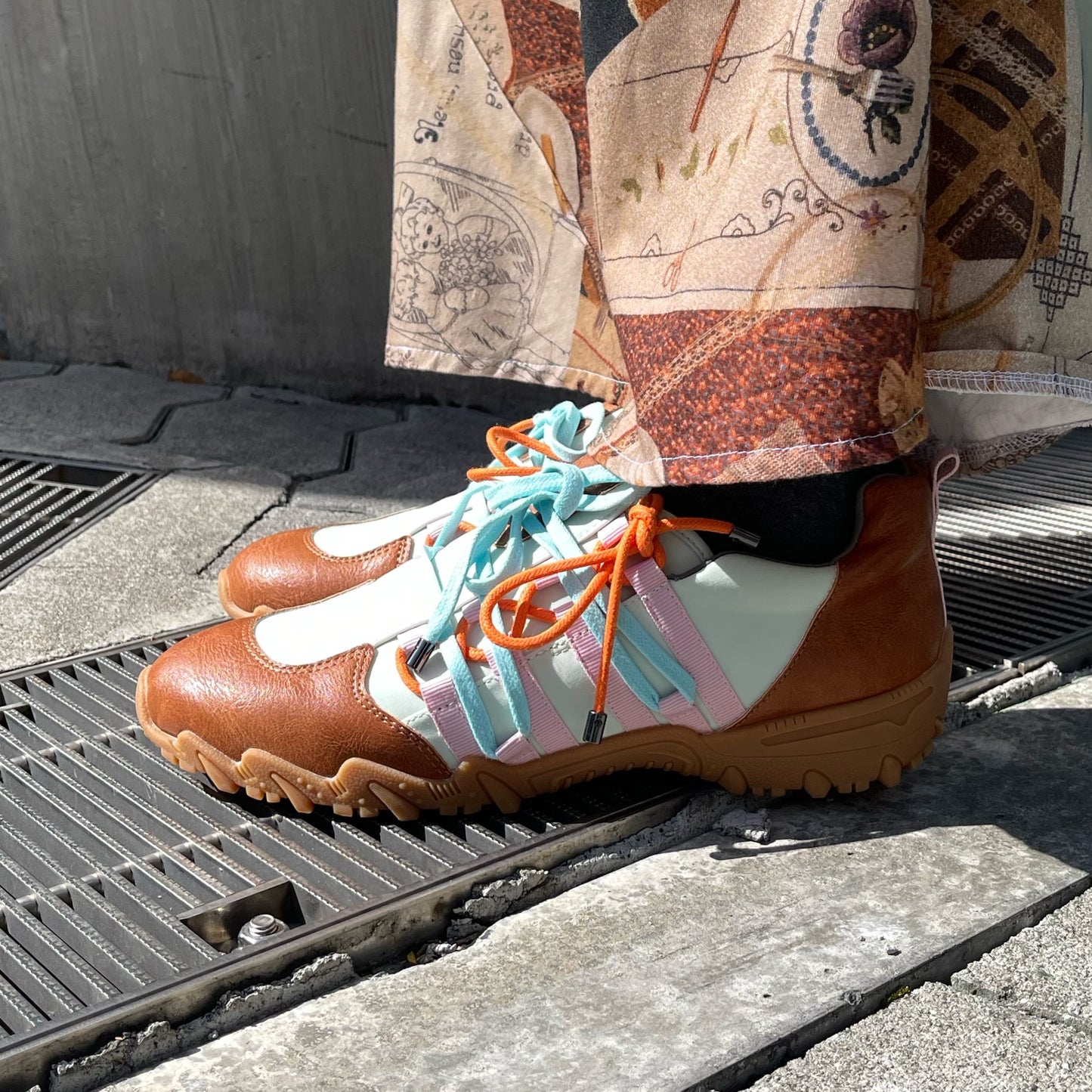 Double Bow / Green / yushokobayashiシューズ