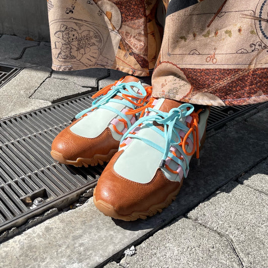 Double Bow / Green / yushokobayashiシューズ