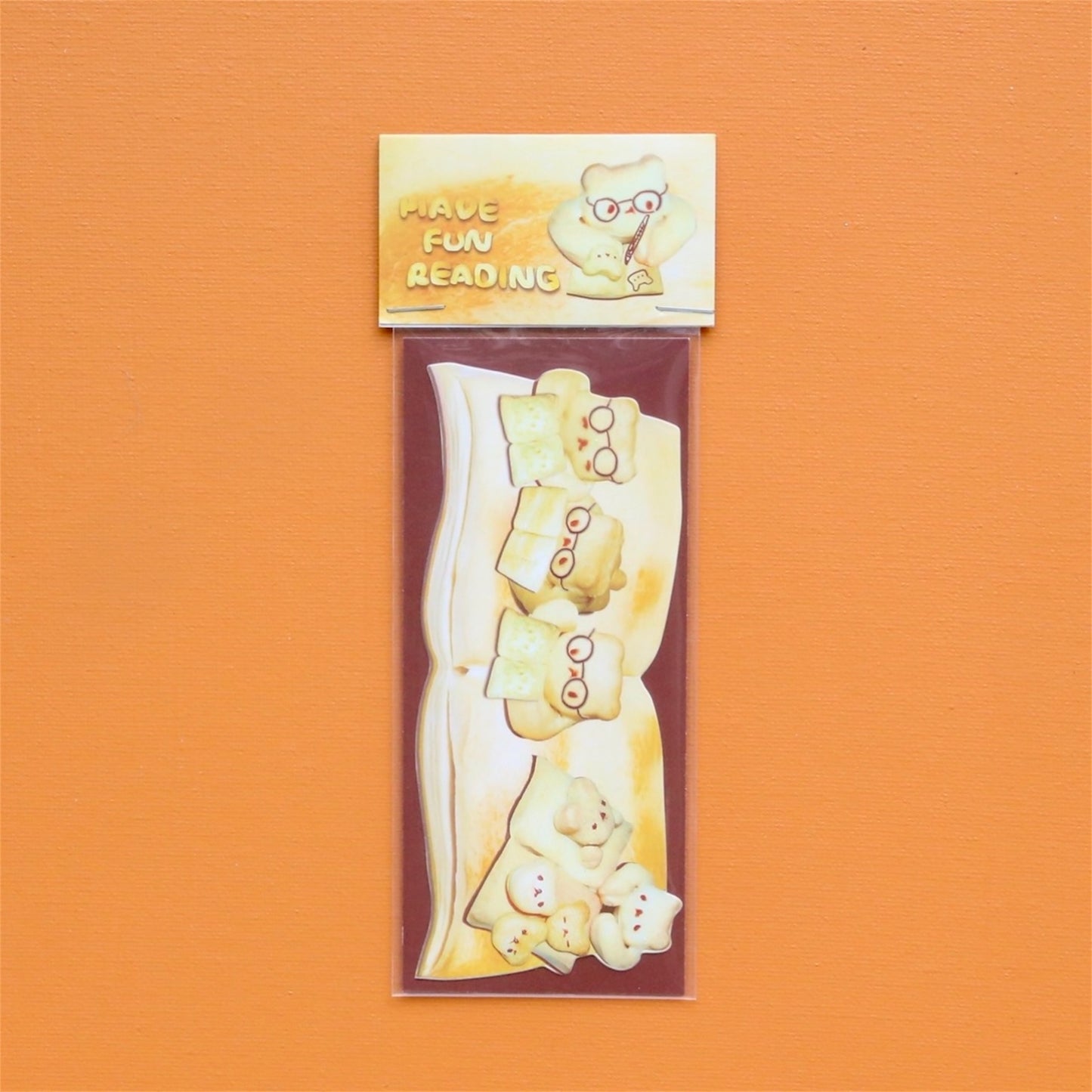 【雪綿豆沙】havefunreading bookmark / しおり