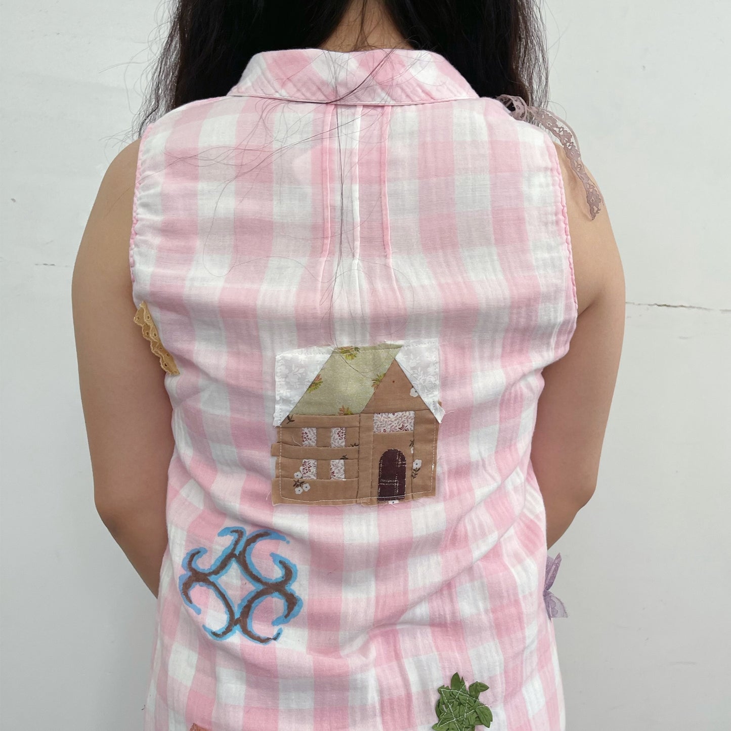 【trust teji 】Check dress+ / Pink / チェックワンピース