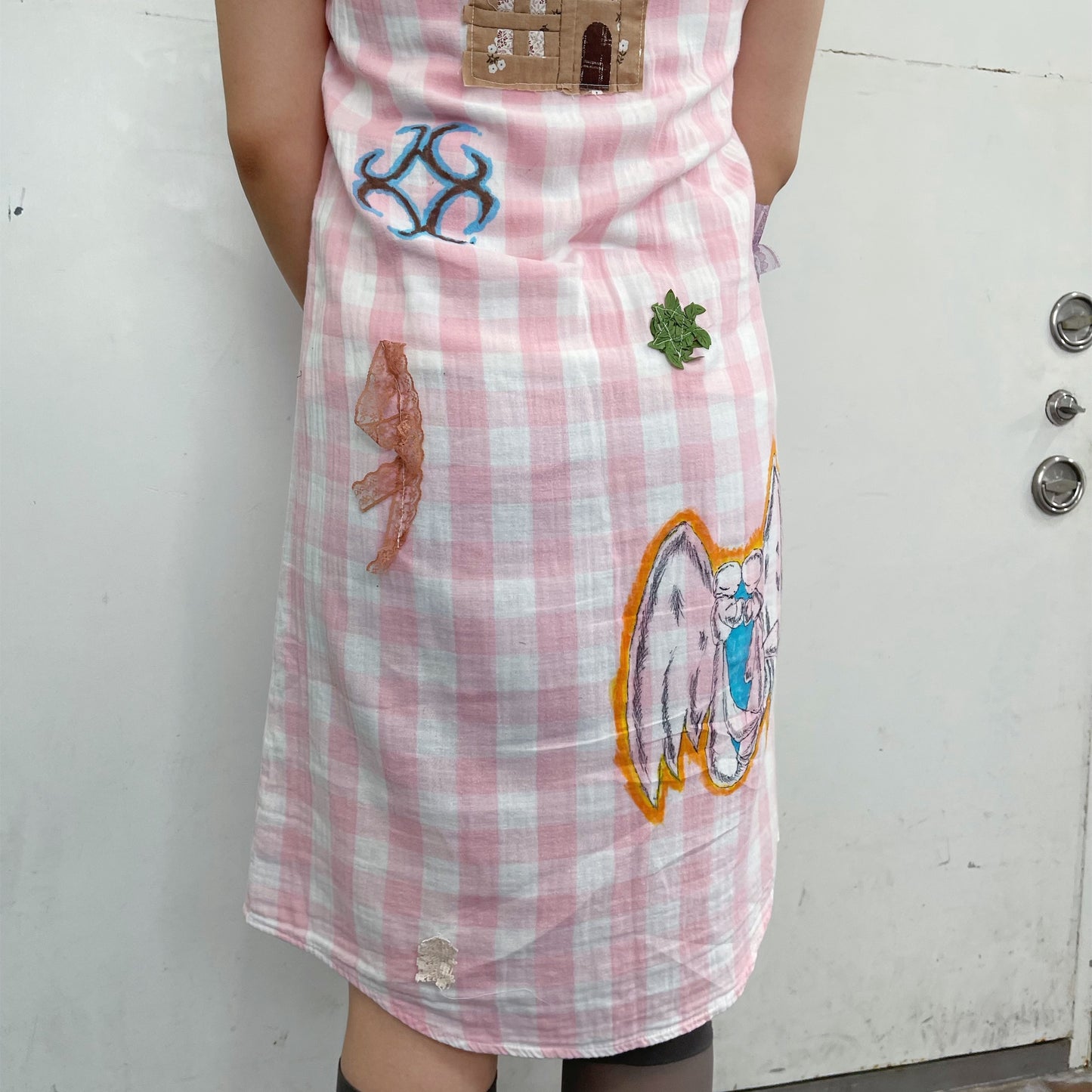 【trust teji 】Check dress+ / Pink / チェックワンピース