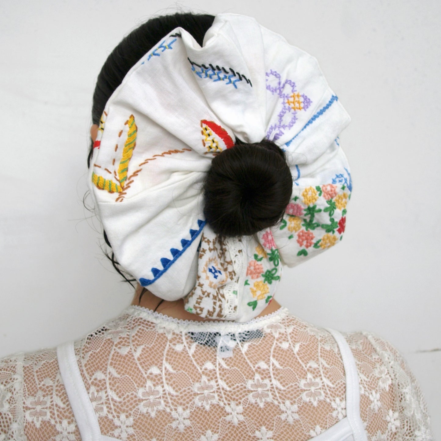 TABLECLOTH scrunchie / テーブルクロスシュシュ