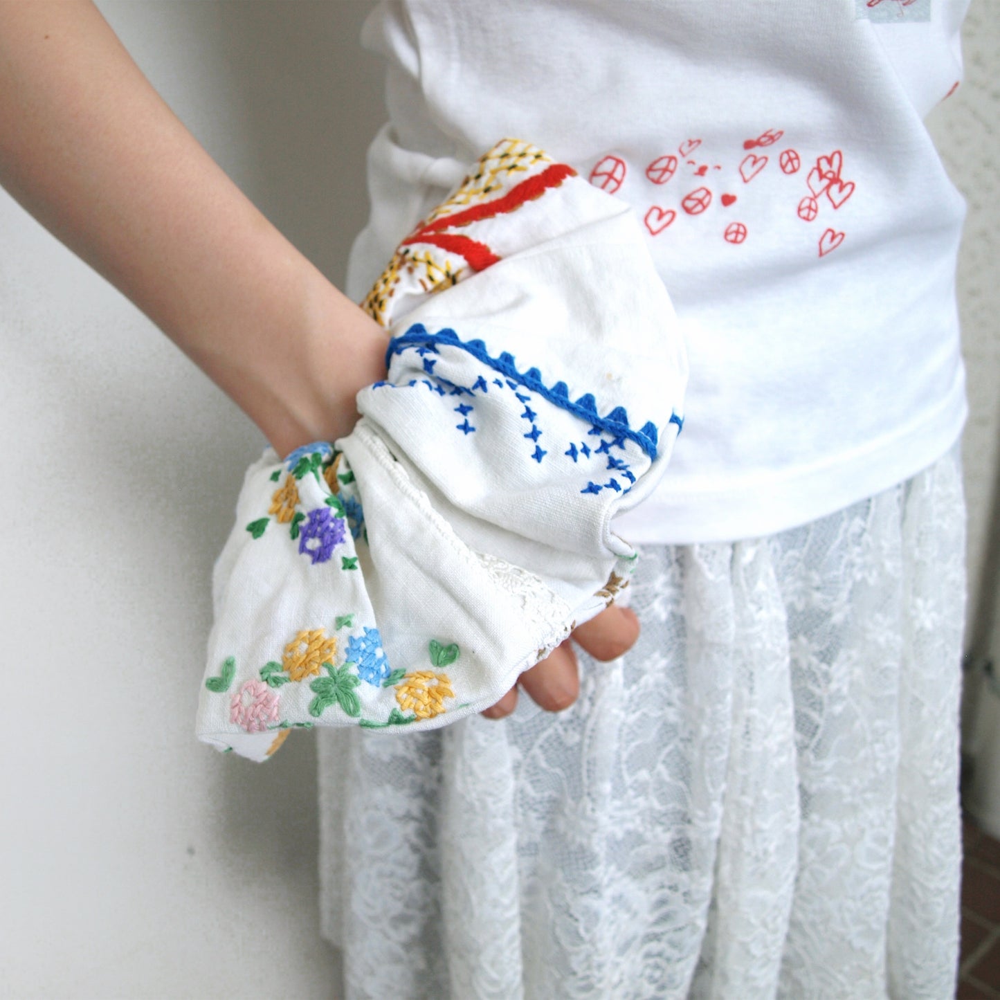 TABLECLOTH scrunchie / テーブルクロスシュシュ