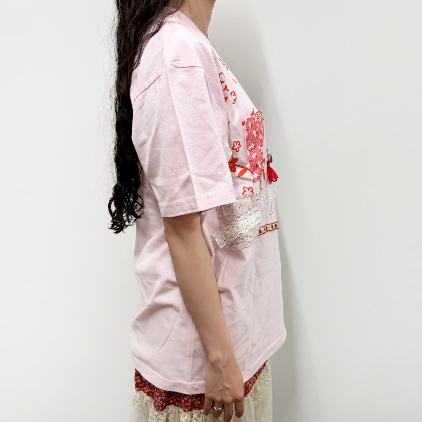 Megumi Okubo doll tshirts / Pink B / 大久保惠コラボレーションTシャツ