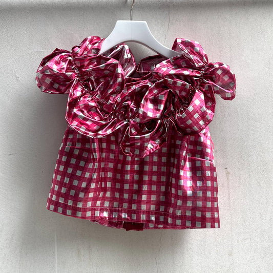 Gingham Check Top / Red / ギンガムチェックトップ