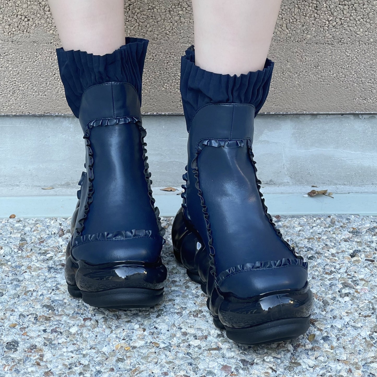 NEW "JEWELRY"HISTORY BOOTS / NAVY / MIKIOSAKABEブーツ