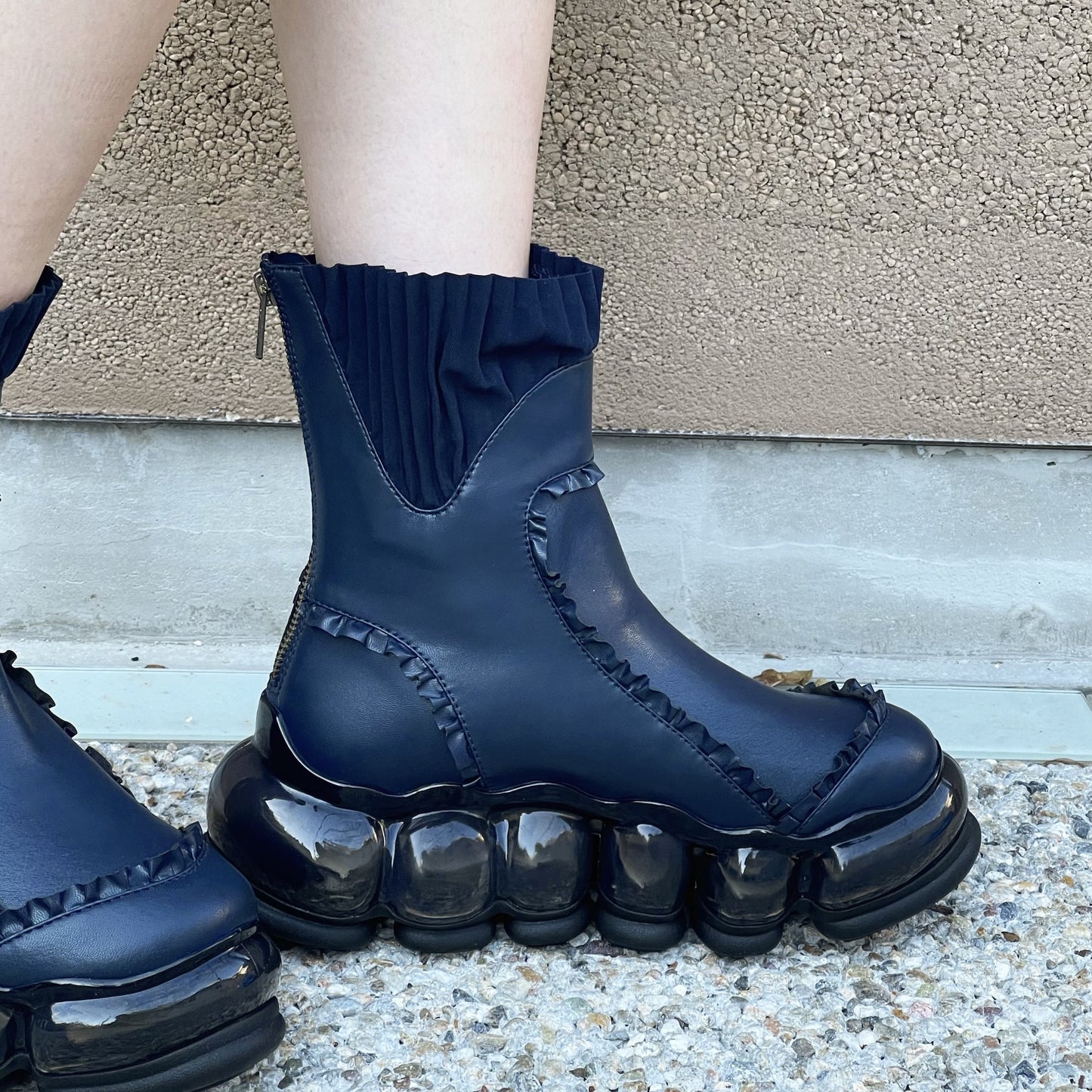 NEW "JEWELRY"HISTORY BOOTS / NAVY / MIKIOSAKABEブーツ
