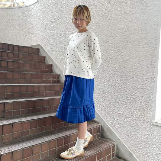 ant longsleeve / white / エアブラシロングスリーブTシャツ