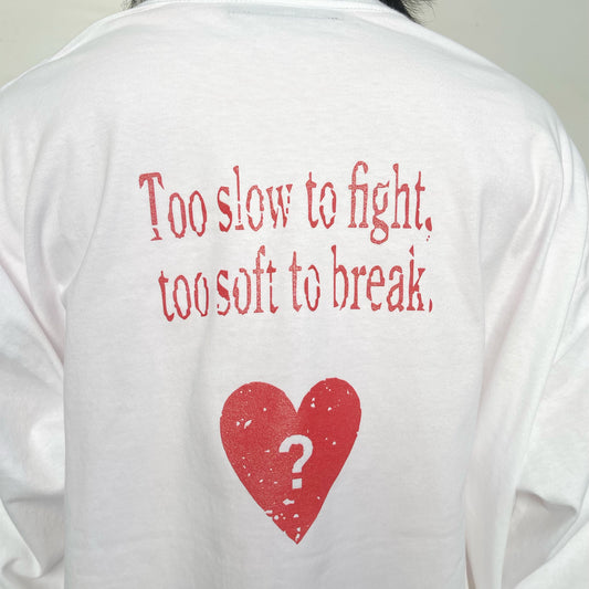 Heart Koala Long Sleeve T-shirt / WHITE / グラフィックロングスリーブTシャツ