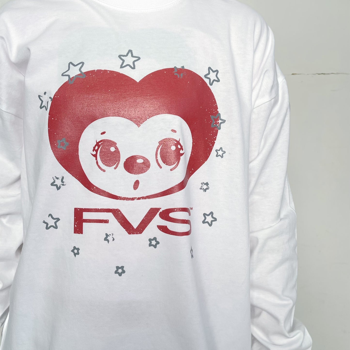 Heart Koala Long Sleeve T-shirt / WHITE / グラフィックロングスリーブTシャツ