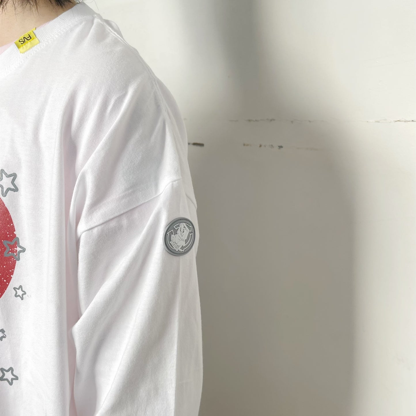 Heart Koala Long Sleeve T-shirt / WHITE / グラフィックロングスリーブTシャツ