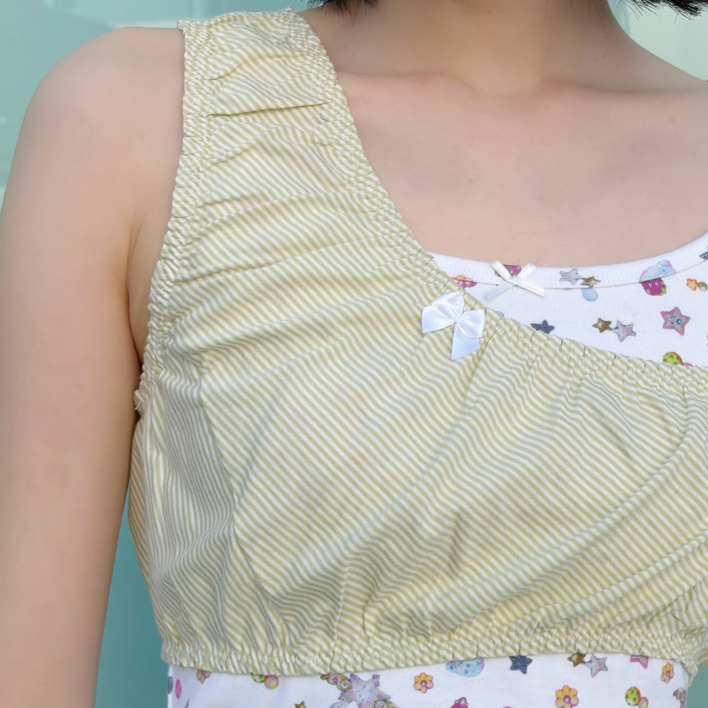 NICKERS TOP / YELLOW / ランジェリートップ