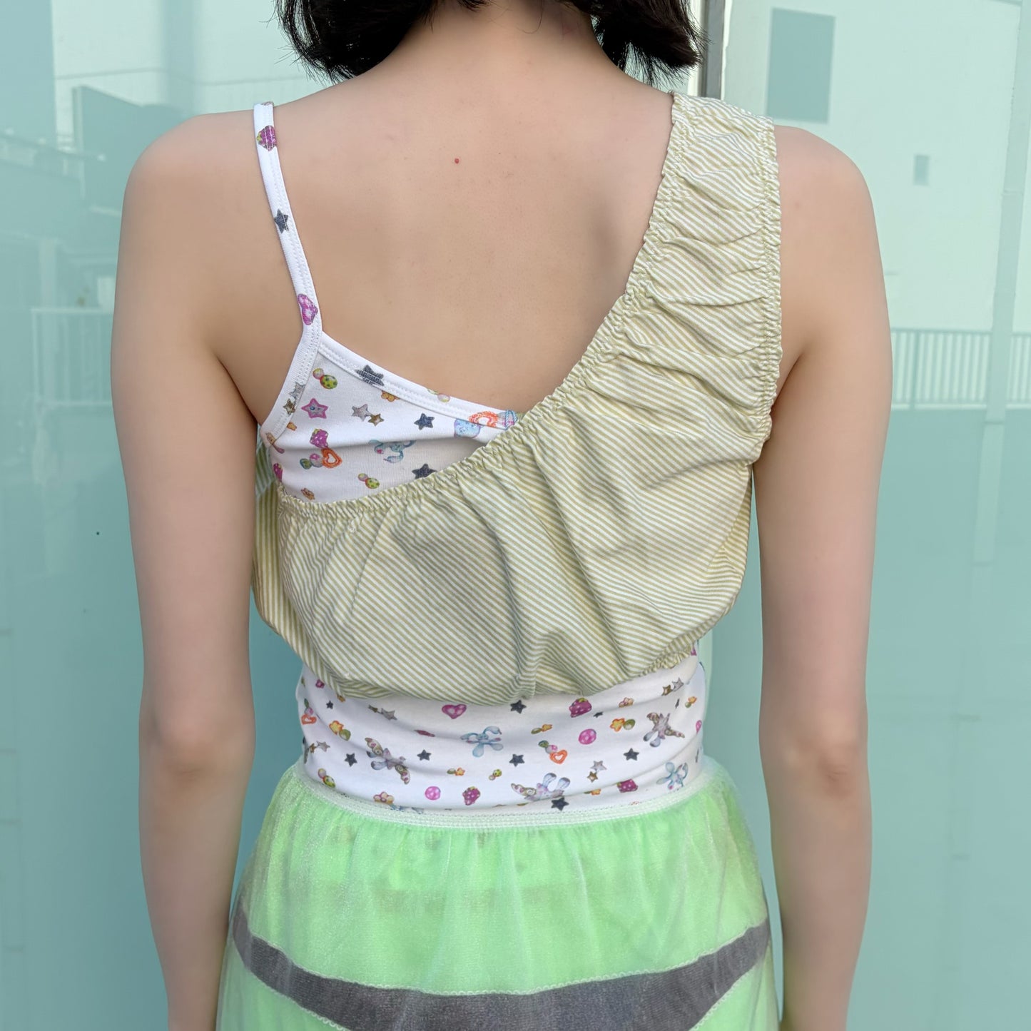 NICKERS TOP / YELLOW / ランジェリートップ