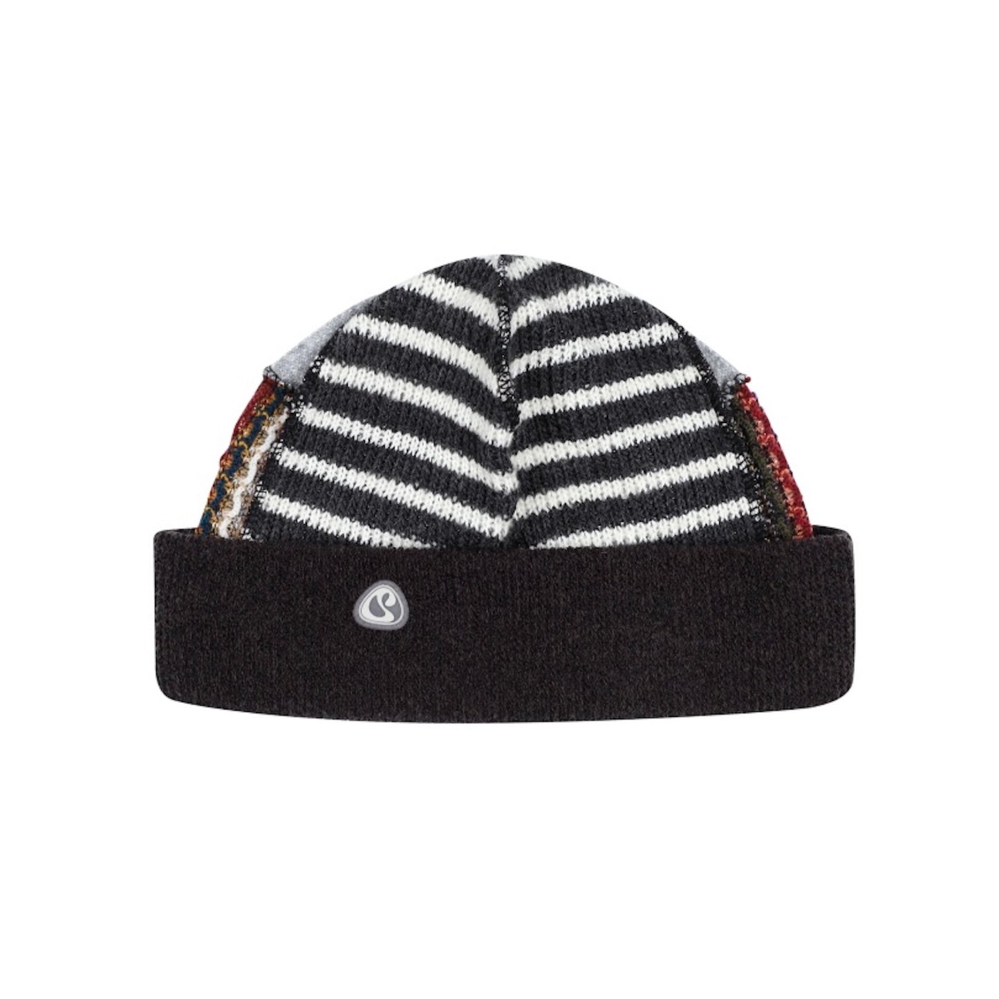 PATCHWORK BEANIE / BROWN / パッチワークビーニー